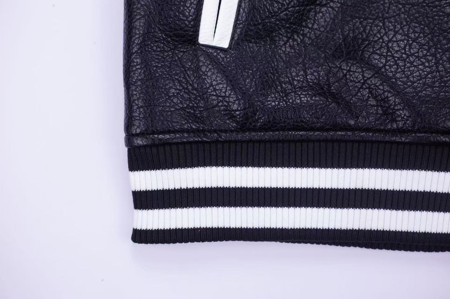 Chrome Hearts Embroidered Sleeve Varsity Jacket - Black Streetwear Coat 5577