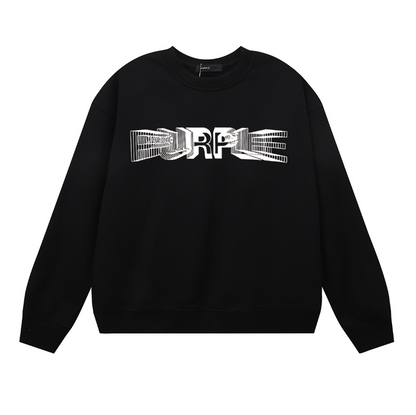 Purple Men's Long-Sleeve T-shirt Sweatshirt 1141