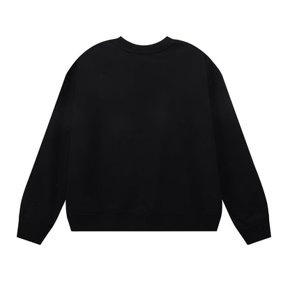 Purple Men's Long-Sleeve T-shirt Sweatshirt 1128