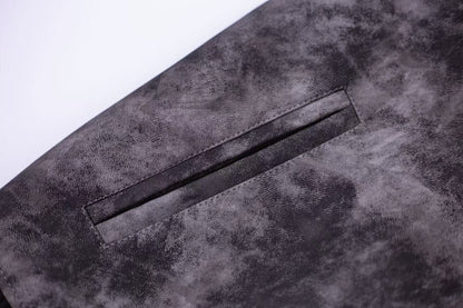 Chrome Hearts Fleur-de-lis Patch Varsity Jacket - Grey Tie-dye Outerwear A5588