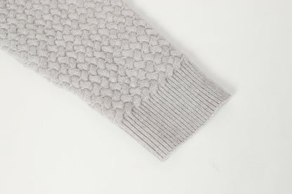 Chrome Hearts Gothic Cross Knit Cardigan - Black Grey Streetwear Jacket 904